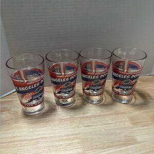 Los Angeles Dodgers 4-Pack Pint Glasses - Red, Blue, White